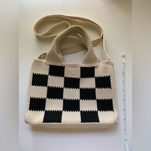 CHECKERED SHOULDER BAG